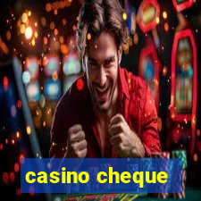 casino cheque