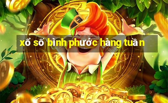 xổ số bình phước hàng tuần