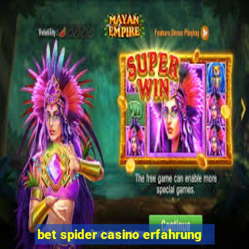 bet spider casino erfahrung