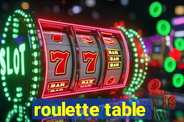 roulette table