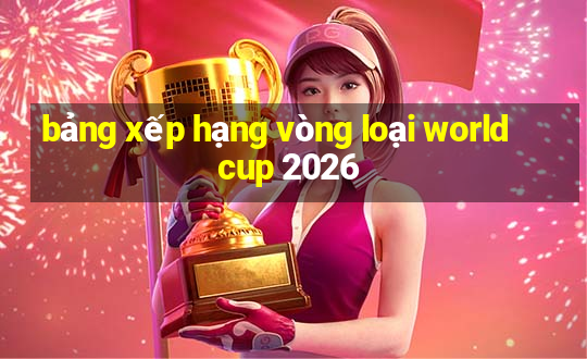 bảng xếp hạng vòng loại world cup 2026