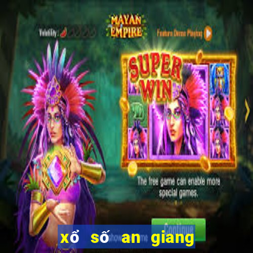 xổ số an giang ngày 14 tháng 04