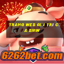 Trang web giải trí của BMW