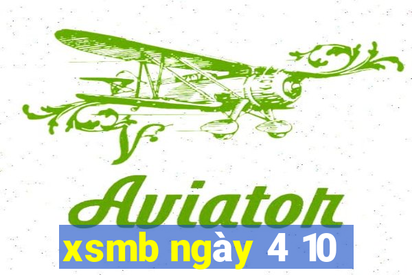 xsmb ngày 4 10