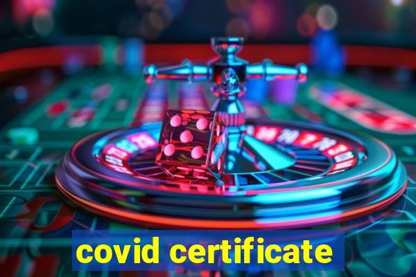 covid certificate