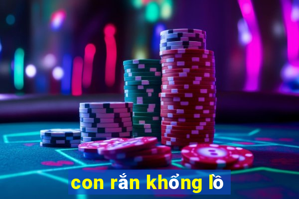 con rắn khổng lồ