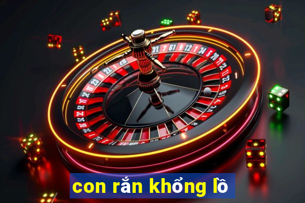 con rắn khổng lồ