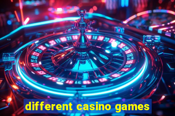 different casino games