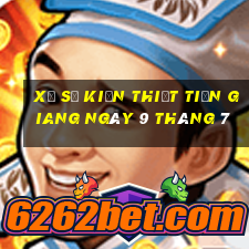 xổ số kiến thiết tiền giang ngày 9 tháng 7