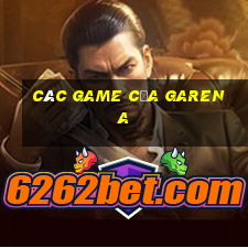 các game của garena