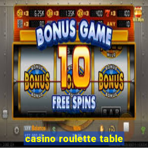 casino roulette table