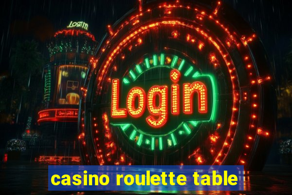 casino roulette table