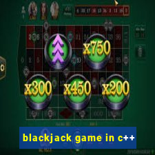 blackjack game in c++