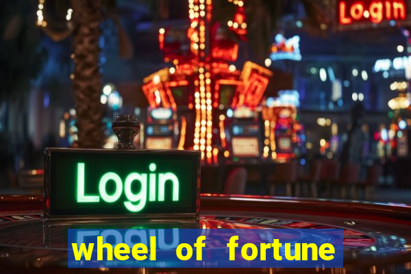 wheel of fortune slot machine jackpot