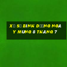 xổ số bình dương ngày mùng 8 tháng 7