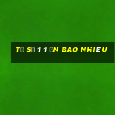 tỷ số 1 1 ăn bao nhiêu