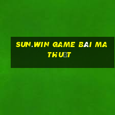 Sun.Win Game Bài Ma Thuật