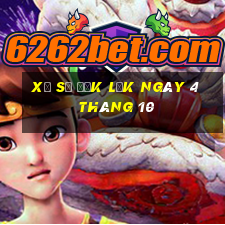 xổ số đắk lắk ngày 4 tháng 10