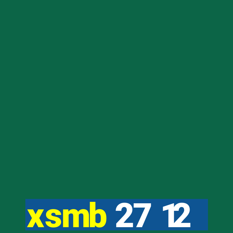 xsmb 27 12