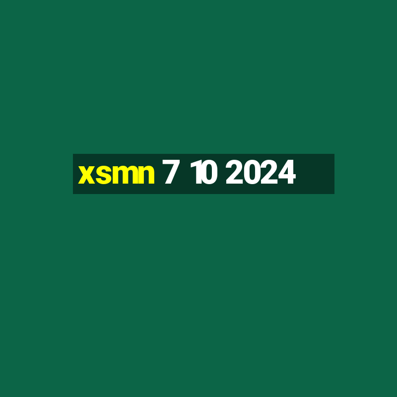 xsmn 7 10 2024