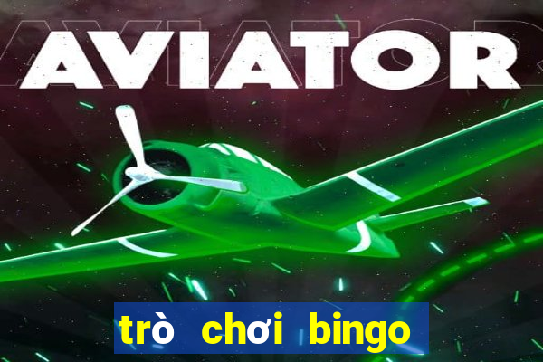 trò chơi bingo tiếng anh