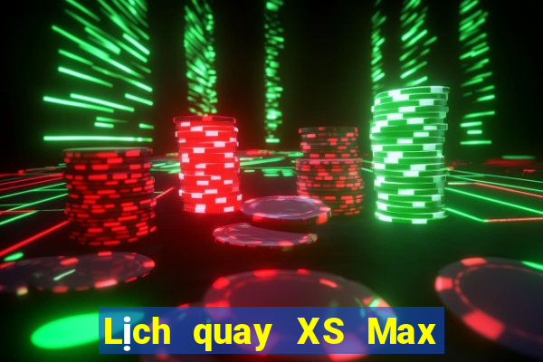 Lịch quay XS Max 4D ngày 12