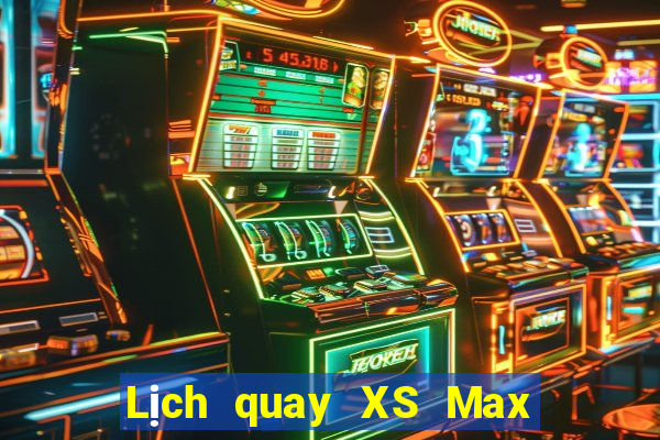 Lịch quay XS Max 4D ngày 12