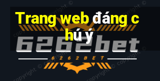 Trang web đáng chú ý