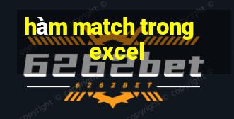 hàm match trong excel