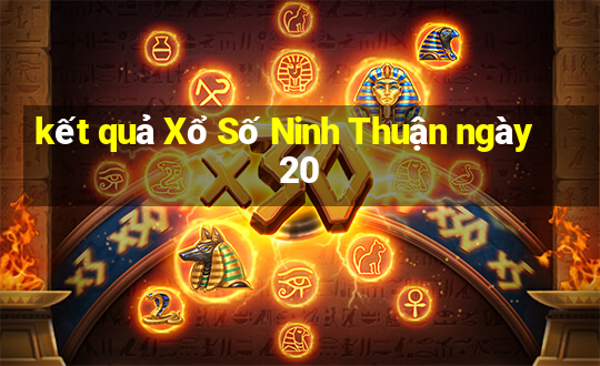 kết quả Xổ Số Ninh Thuận ngày 20