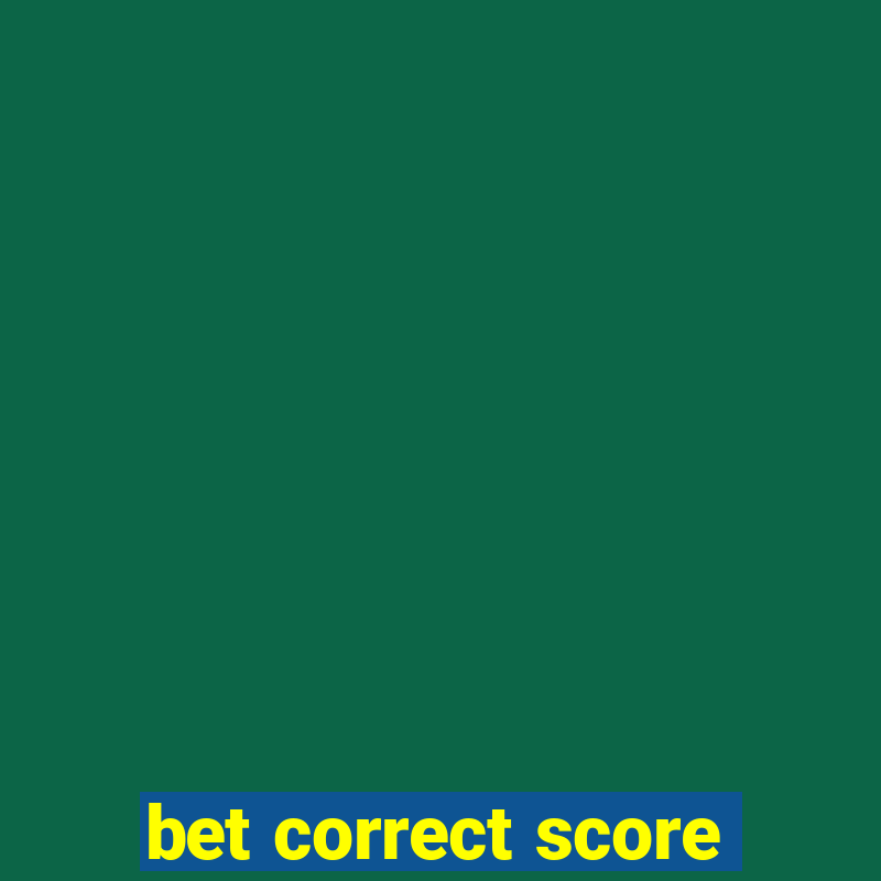 bet correct score