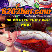 so xo kien thiet chu nhat