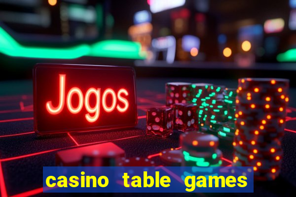 casino table games in ohio