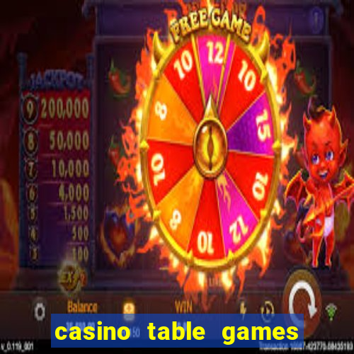 casino table games in ohio