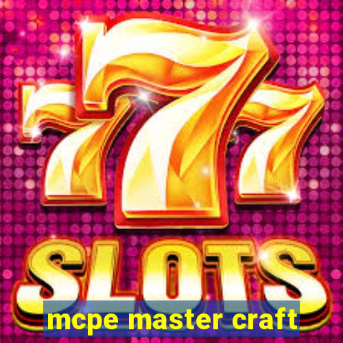 mcpe master craft