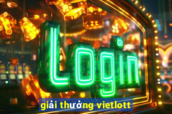 giải thưởng vietlott