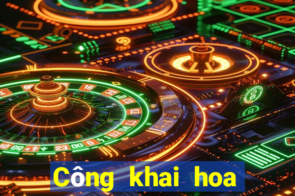 Công khai hoa vàng rán