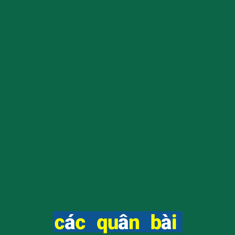 các quân bài tổ tôm