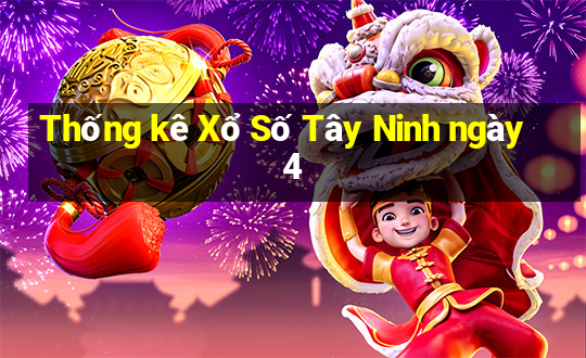 Thống kê Xổ Số Tây Ninh ngày 4