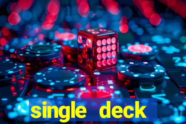 single deck blackjack rtp