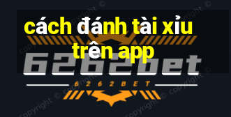 cách đánh tài xỉu trên app