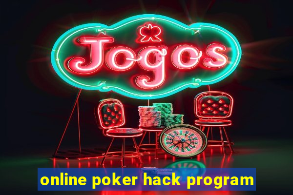 online poker hack program